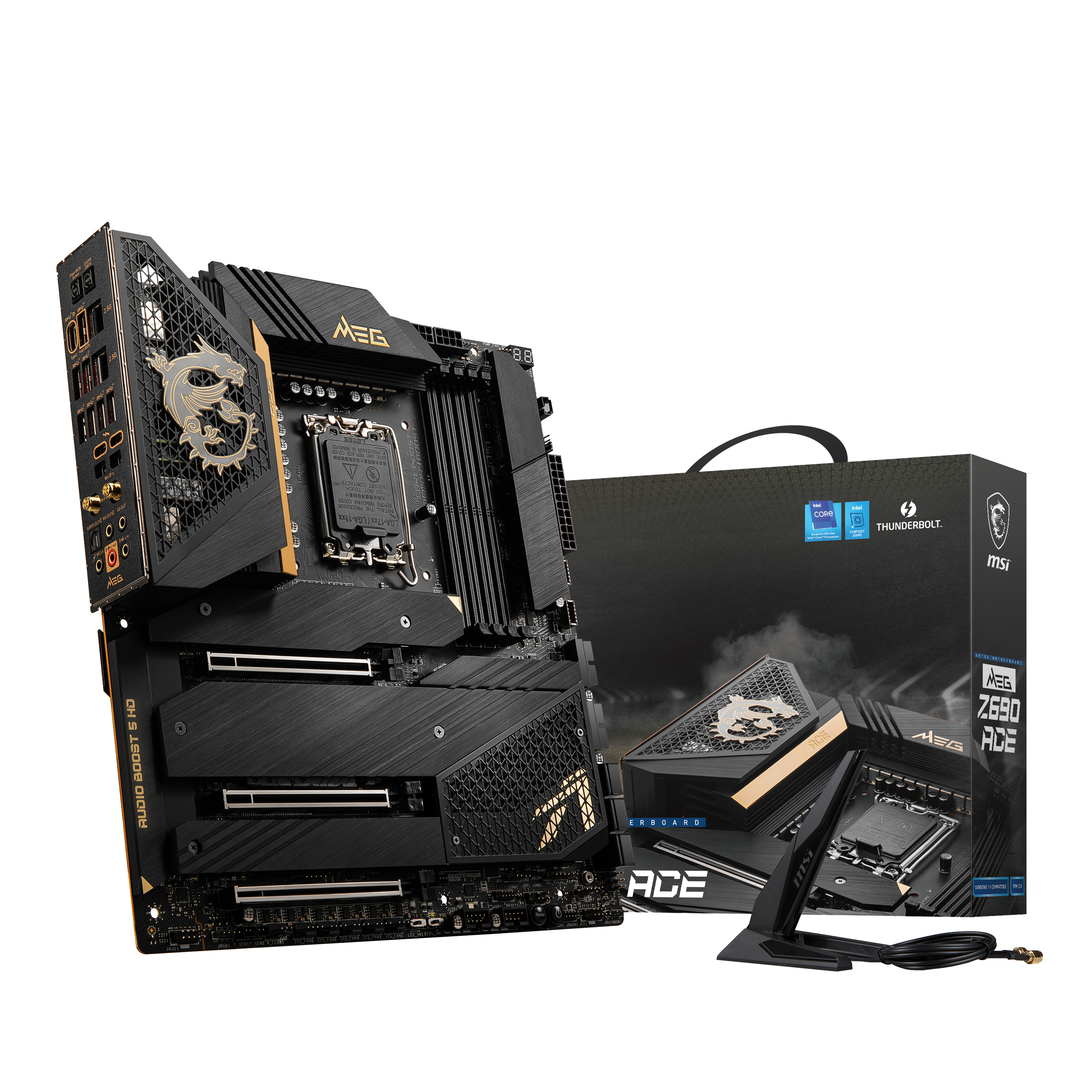 MSI MEG Z690 ACE (7D27-001R) Mainboard Schwarz