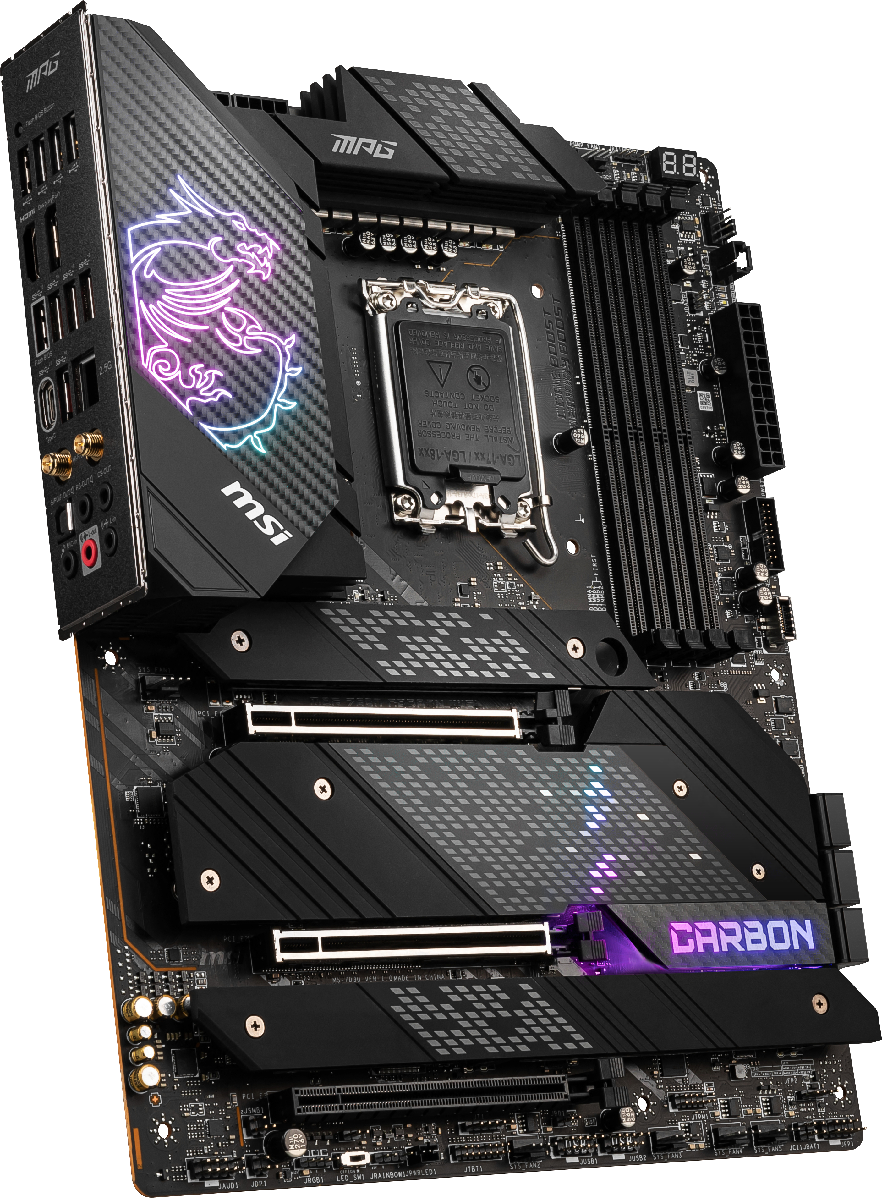 MSI MPG Z690 CARBON WIFI (7D30-005R) Mainboard Schwarz