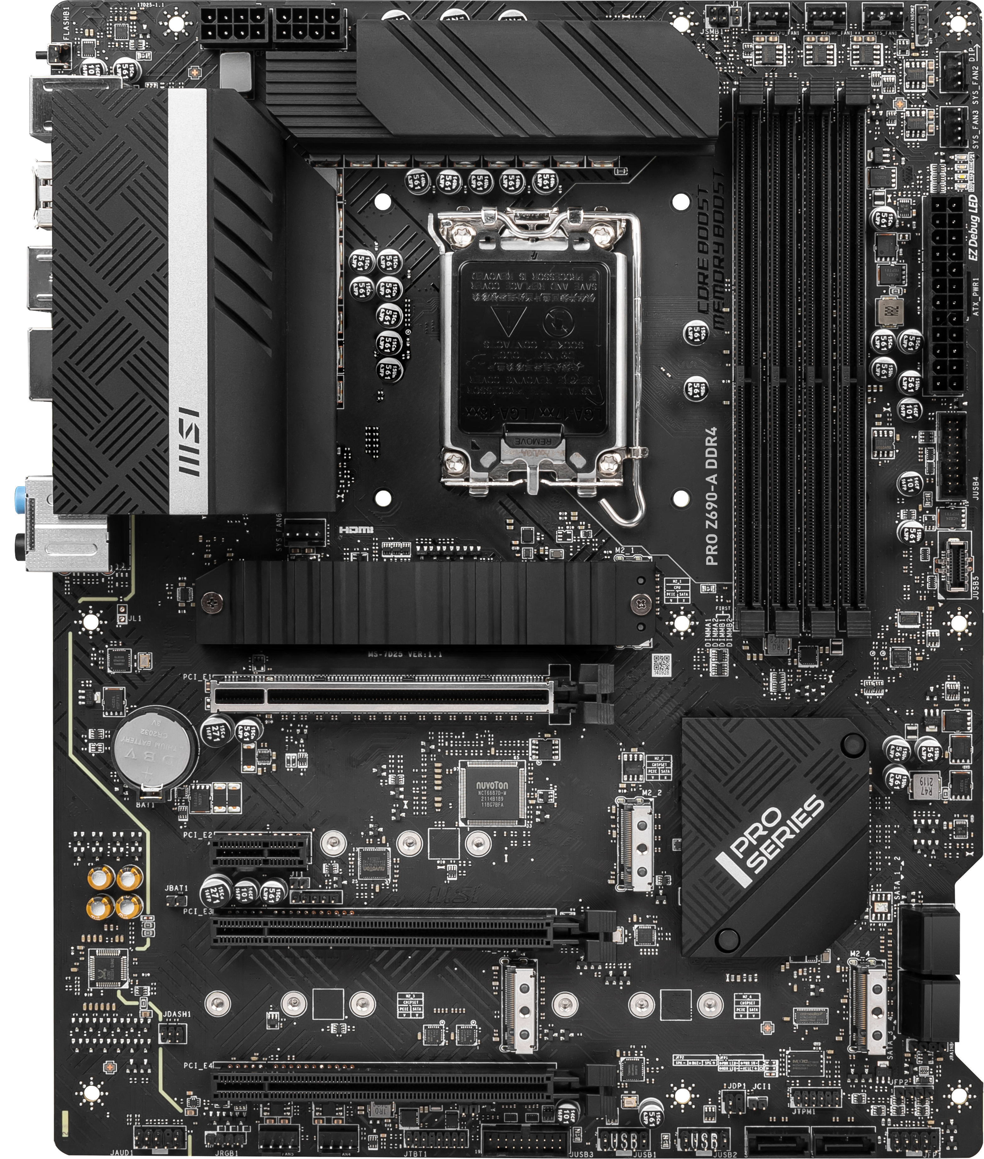 MSI PRO Z690-A DDR4 (7D25-002R) Mainboard Schwarz