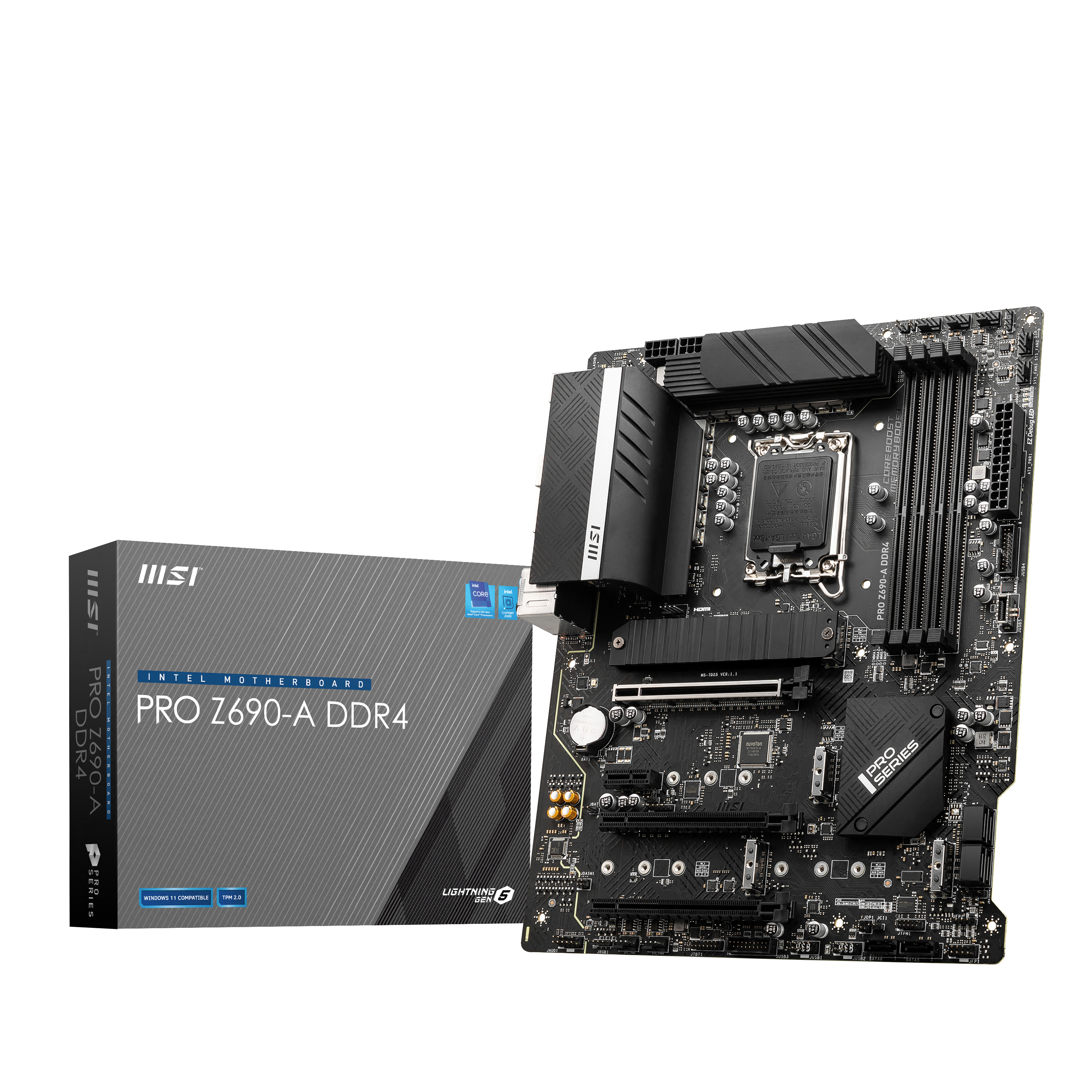 MSI PRO Z690-A DDR4 (7D25-002R) Mainboard Schwarz