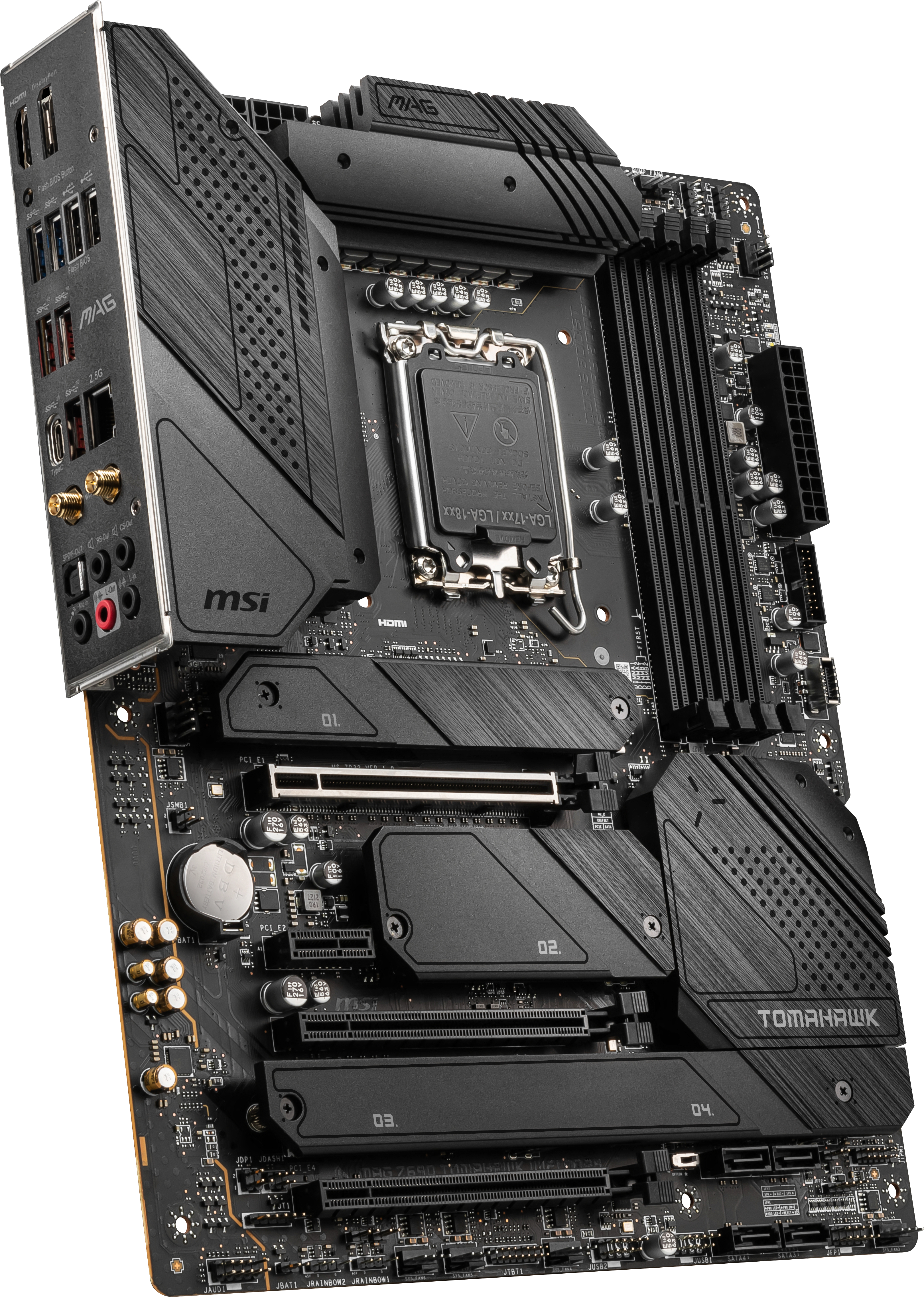 MSI MAG Z690 TOMAHAWK WIFI DDR4 (7D32-002R) Mainboard Schwarz