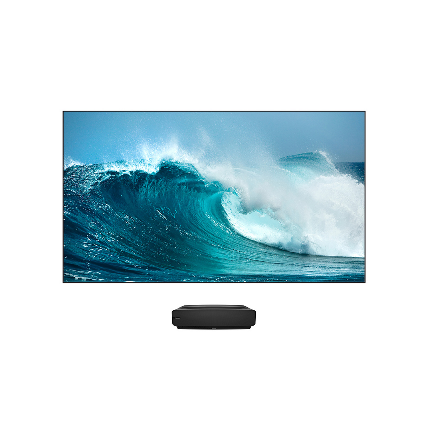 Proyector - Hisense Láser TV 88L5VG, UHD 4K, Dolby Atmos, HDR10, Pantalla sónica envolvente e instalación inc