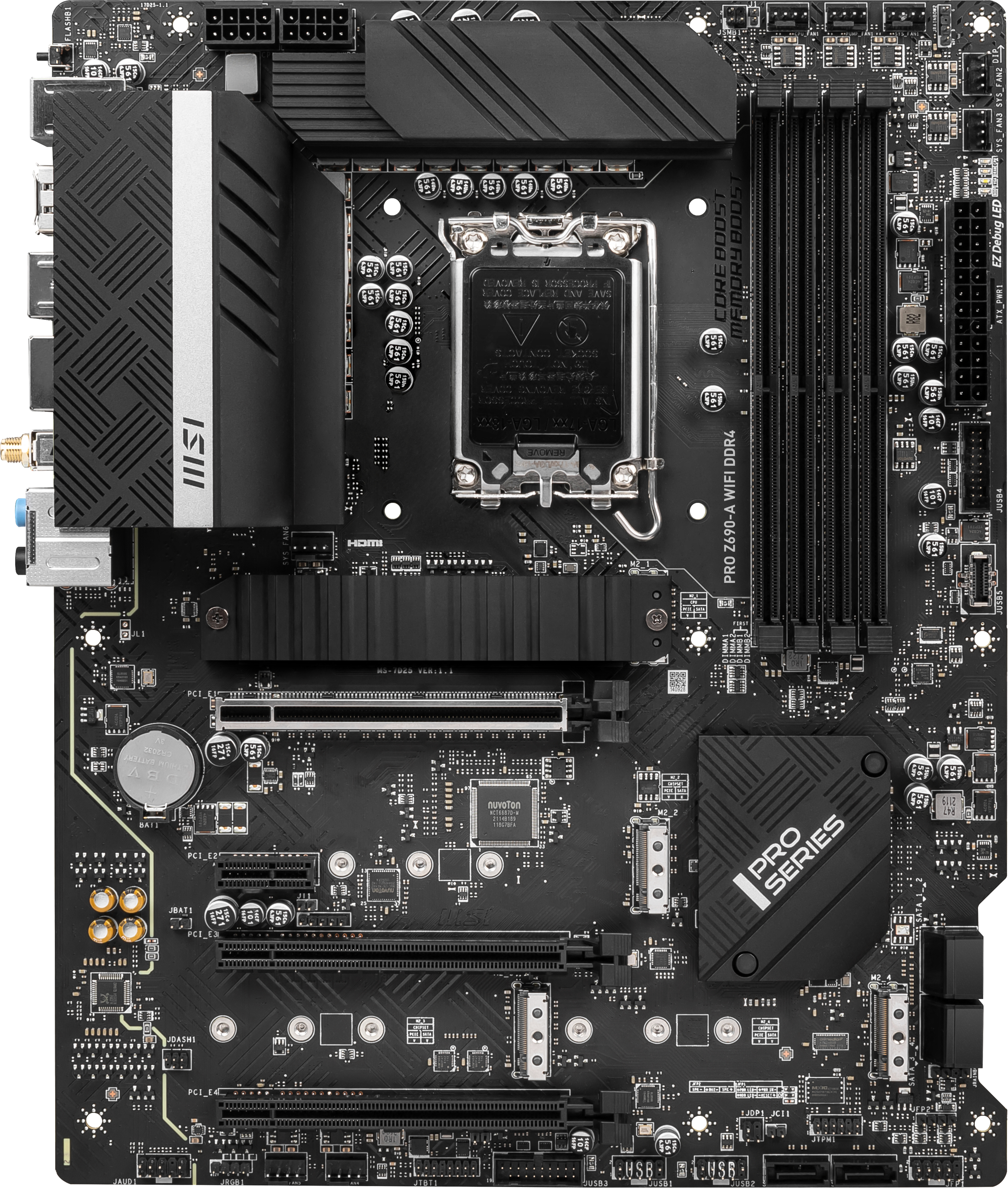 MSI PRO Z690-A WIFI DDR4 (7D25-012R) Mainboard Schwarz