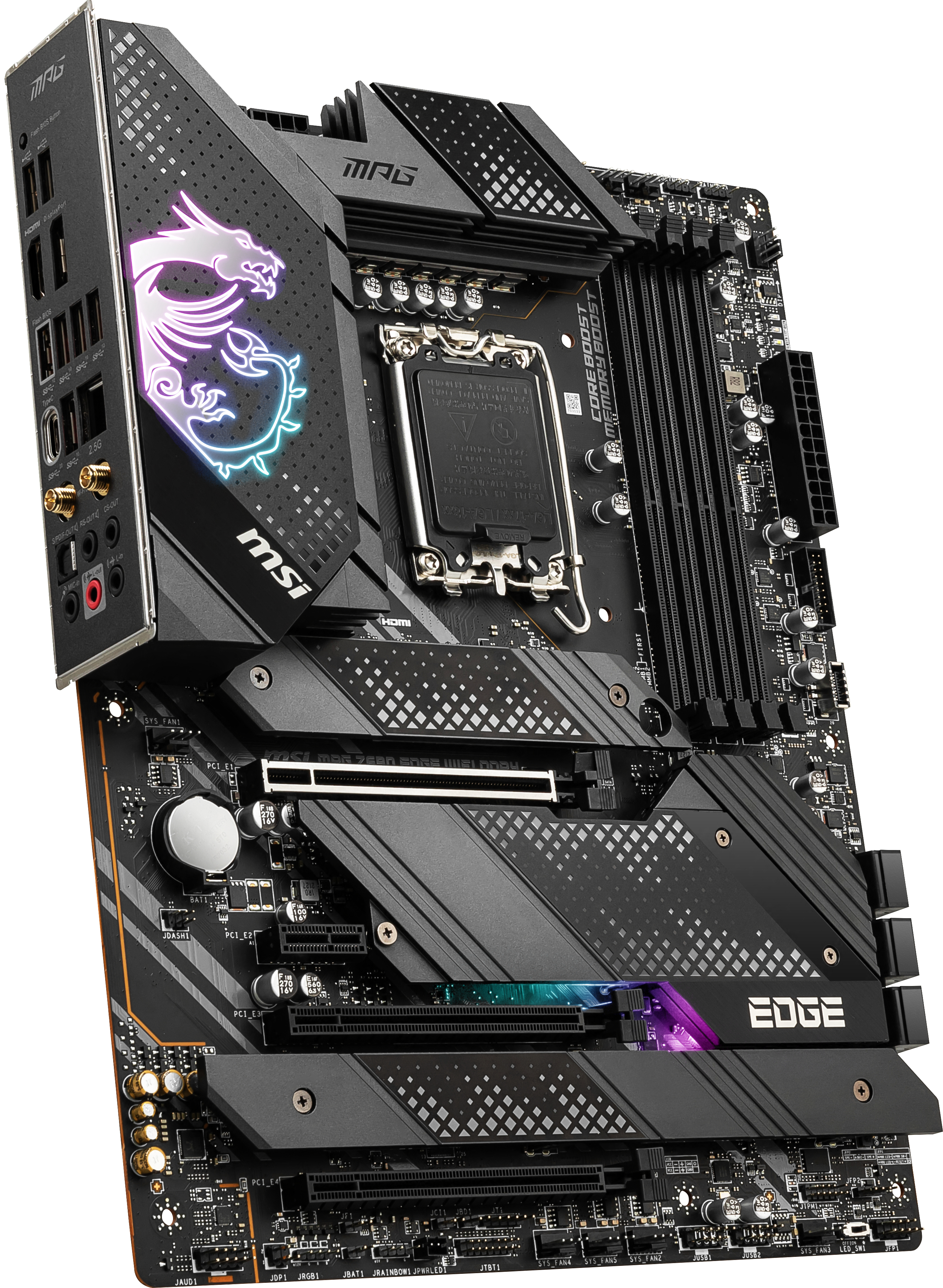 MSI MPG Z690 EDGE WIFI DDR4 (7D31-002R) Mainboard Schwarz