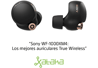 Auricular True Wireless - WF1000XM4B, Noise Cancelling, Hi Res Wireless, Resistentes al agua, 24 horas, Negro