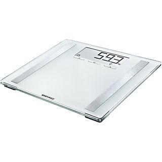 Báscula de baño - Soehnle 63858 Control 200, Peso máximo 180 Kg, Análisis corporal, Precisión 100gr, Blanco