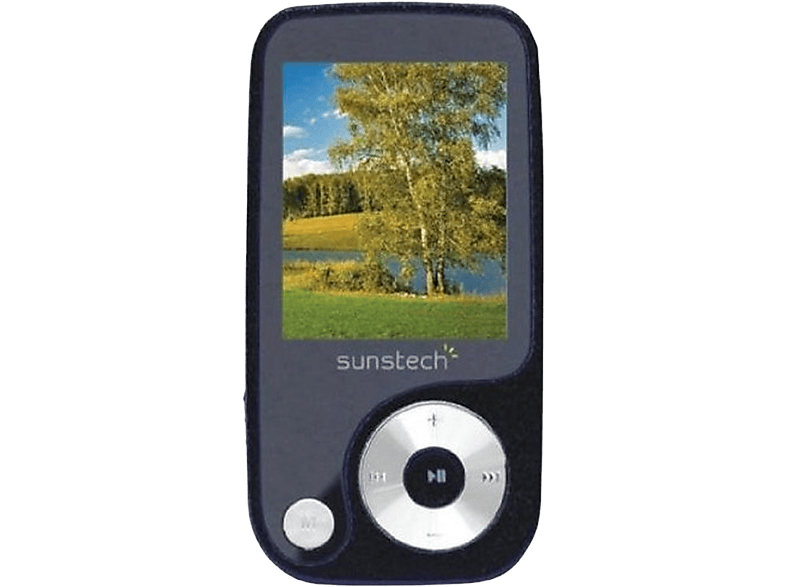 Sunstech THORN - Reproductor MP4, pantalla 1.8 pulgadas, capacidad 4 GB,  sintonizador FM, ranura SD, color Rojo