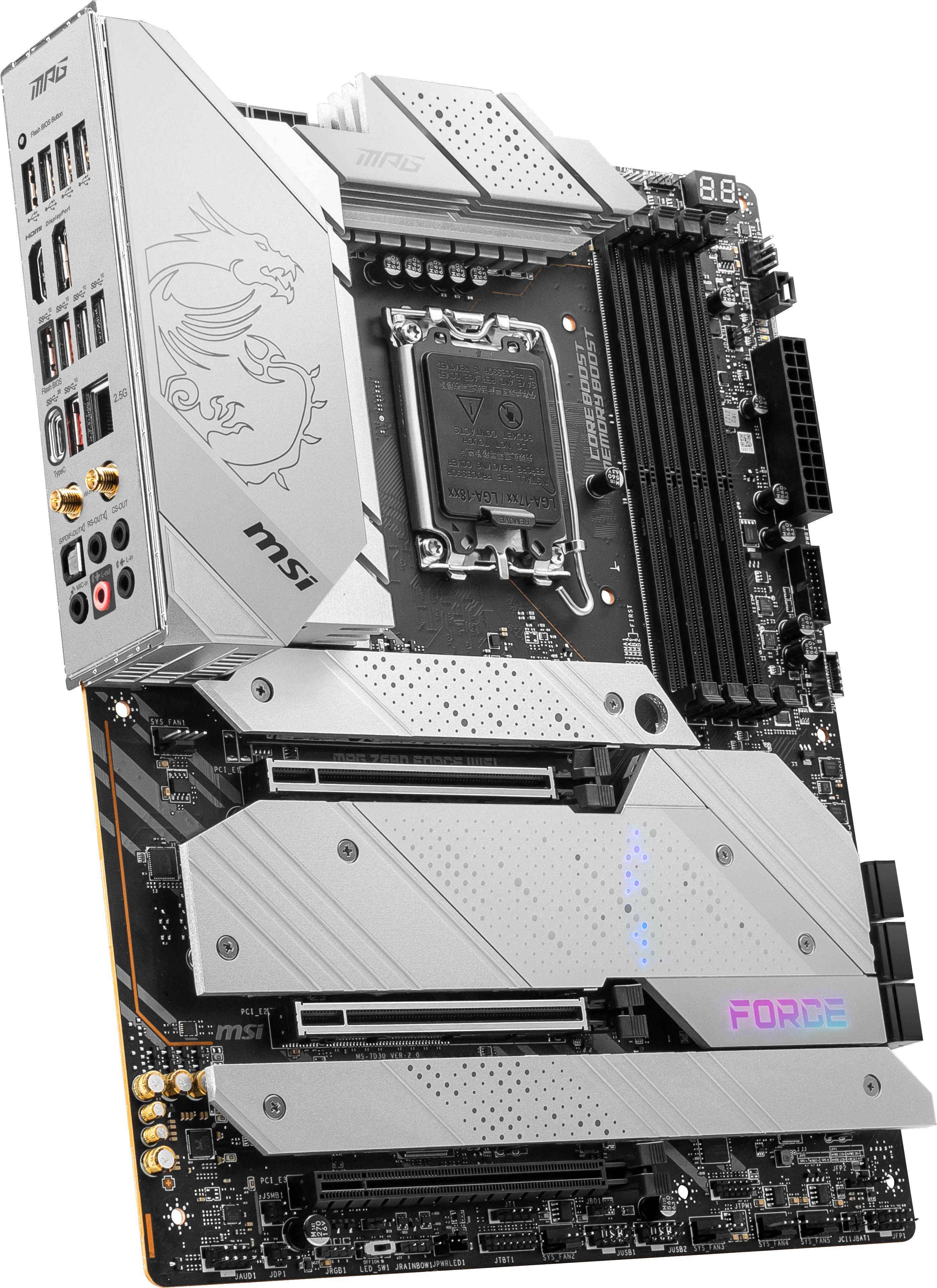 MSI MPG Z690 FORCE WIFI (7D30-006R) Mainboard Weiß