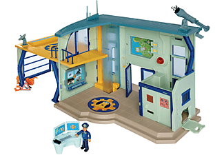 Simba Toys Feuerwehrmann SAM Polizeistation mit Figur 