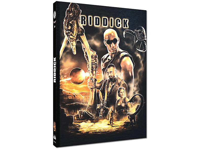 Riddick - Überleben Cover auf Wattiert - - seine 2-Disc DVD) Edition A Rache - - ist Mediabook Limited Blu-ray 222 Stück (