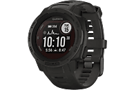 Reloj deportivo - Garmin Instinct Solar, Negro, 45 mm, 0.9", Carga solar, Bluetooth, ANT+, 16GB, 10 ATM