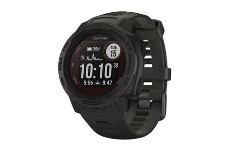 Reloj deportivo  Garmin Instinct Solar, Negro, 45 mm, 0.9, Carga solar,  Bluetooth, ANT+, 16GB, 10 ATM