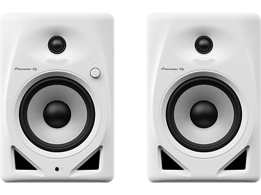 PIONEER DJ DM-50D - Enceintes de contrôle actives (Blanc)