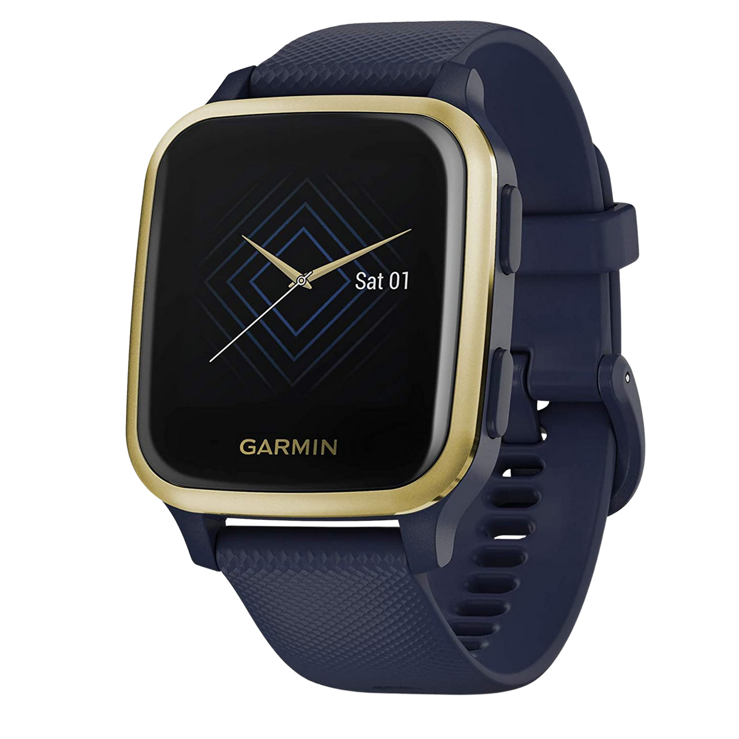 Reloj deportivo - Garmin Venu Sq Music, Azul, 37 mm, 3.3 cm (1.3")