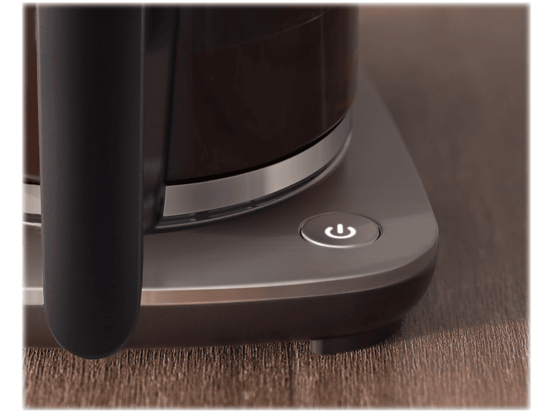 PHILIPS HD5416/60 Café Gourmet mit Glaskanne, 1,25 Liter, 1800 Watt, Kaffeemaschine Schwarz