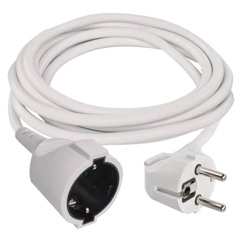 EMOS Hosszabbító 1 aljzat, 3 méter, 3x1,5mm2, fehér (P0123R)