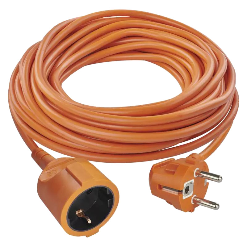 EMOS Hosszabbító 1 aljzat, 20 méter, 3x1,5mm2, narancs (P01220R)