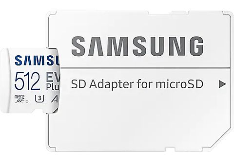 SAMSUNG Carte mémoire microSD Evo Plus (2021) 512 GB V30 (MB-MC512KA/EU)