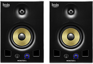 HERCULES DJ Monitor 5 - Monitor-Lautsprecher (Schwarz)