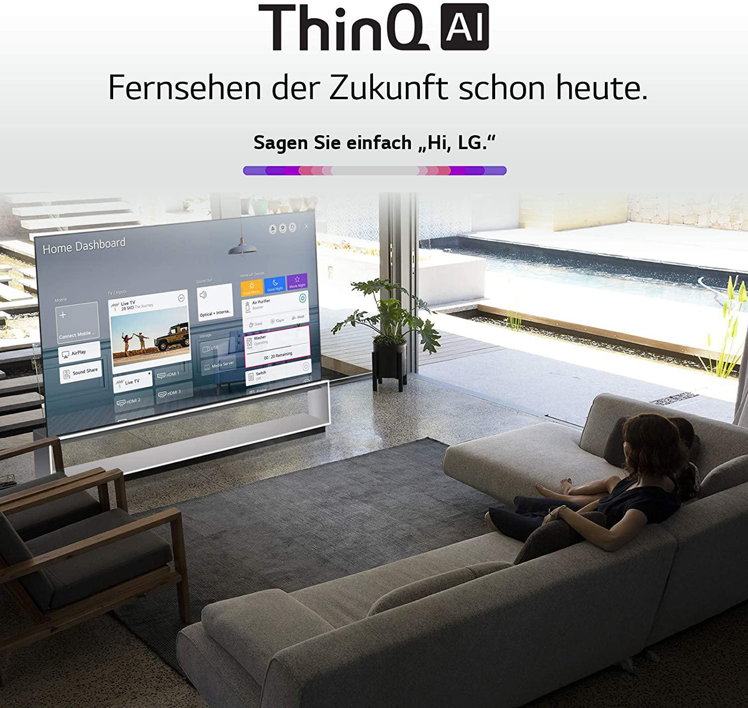 LG OLED55BX9LB OLED TV (Flat, 55 Zoll / 139 cm, UHD 4K, SMART TV, webOS 5.0 mit LG ThinQ)