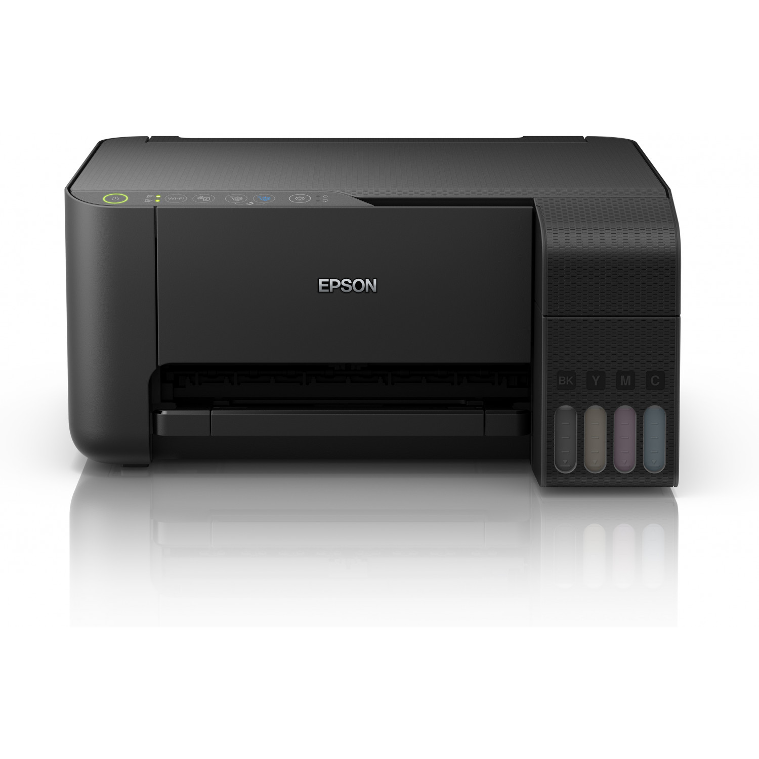 Impresora multifunción - Epson EcoTank ET-2715, 33 ppm B/N, 15 ppm Color, 5760 x 1440 ppp, Sin Cartucho, Negro