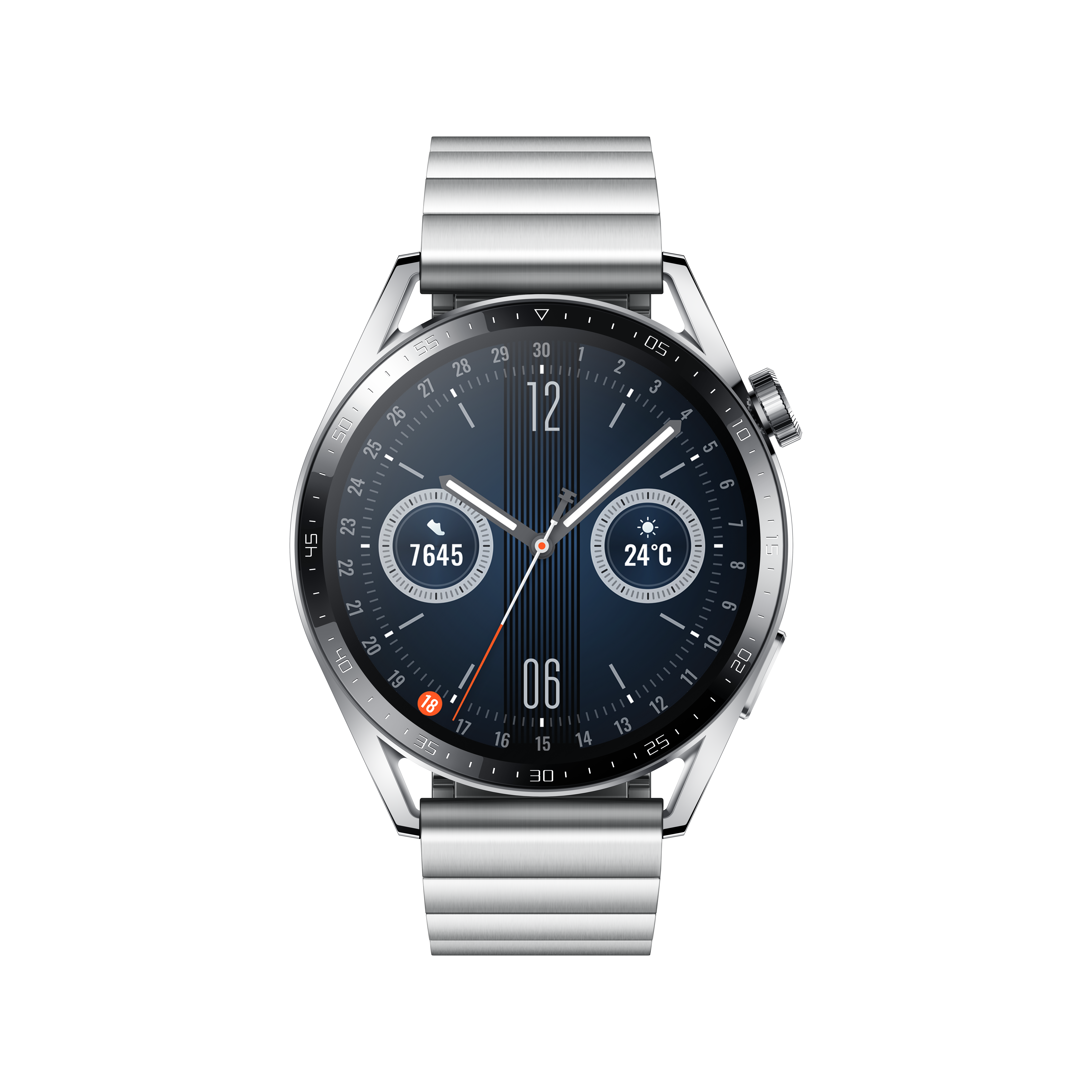 Smartwatch - Huawei WATCH GT3 46mm Elite, 14 días, ritmo cardiaco 24h, SPo2, IA+100 deportes, GPS, 5Atm, Acero