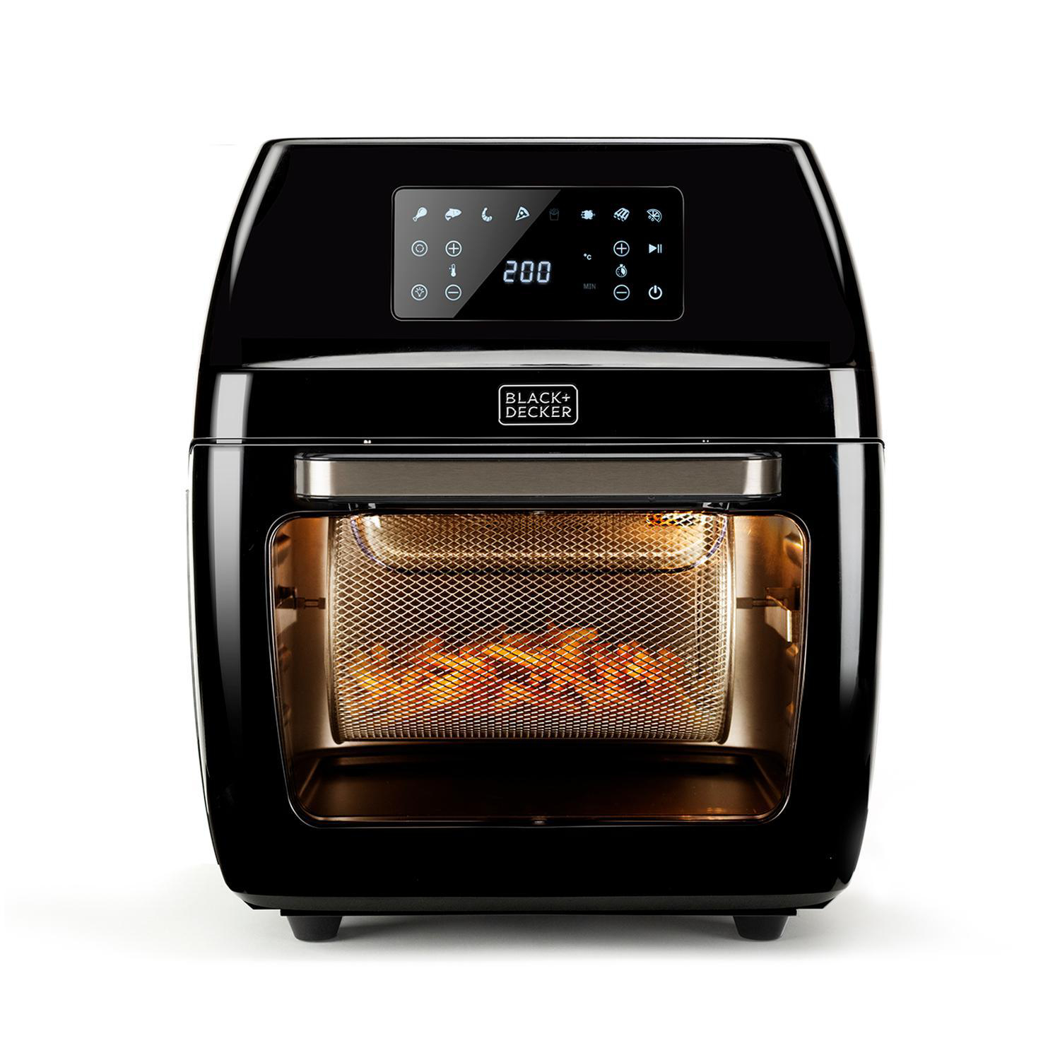 BLACK+DECKER BXAFO1200E Heißluftfritteuse 1700 Watt Schwarz