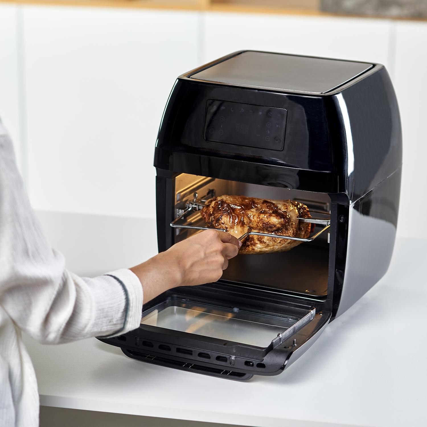 BLACK+DECKER BXAFO1200E Heißluftfritteuse 1700 Watt Schwarz