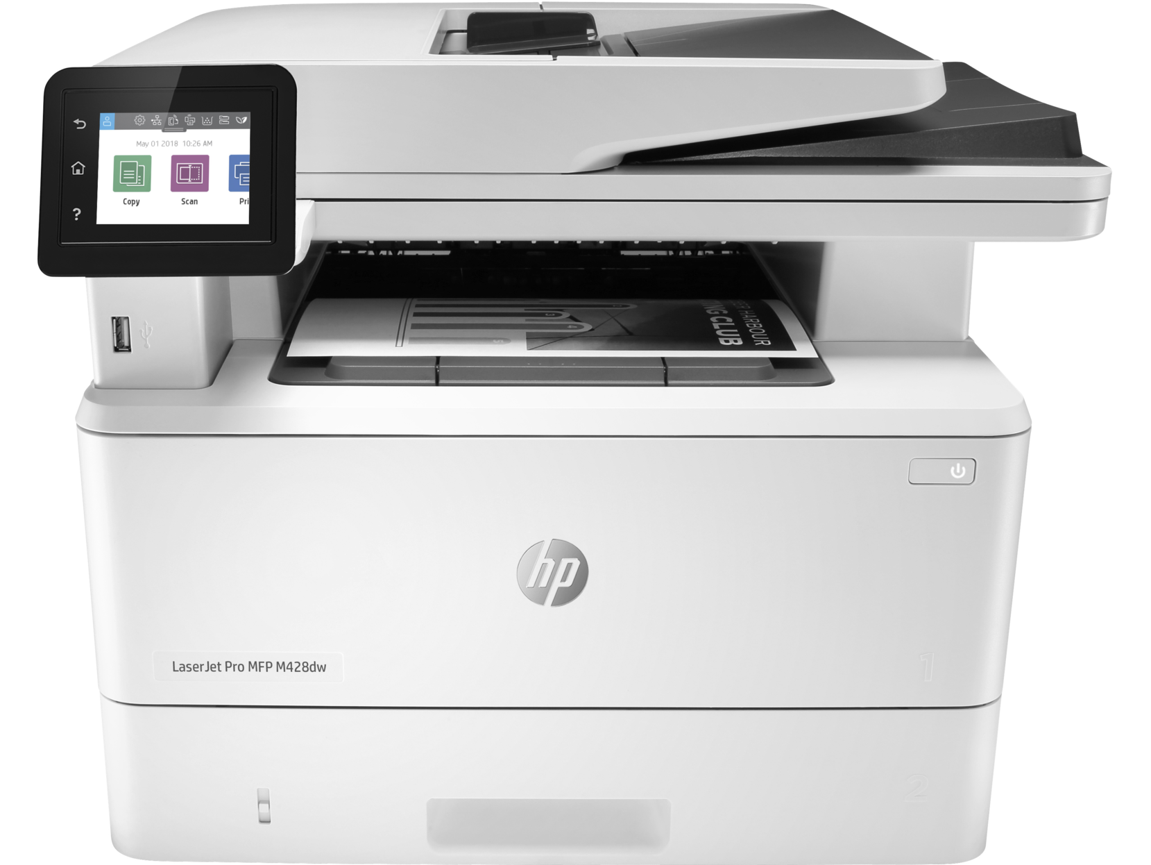 Impresora multifunción - HP LaserJet Pro M428dw, Laser, 38 ppm, 1200 x 1200 DPI, Wifi