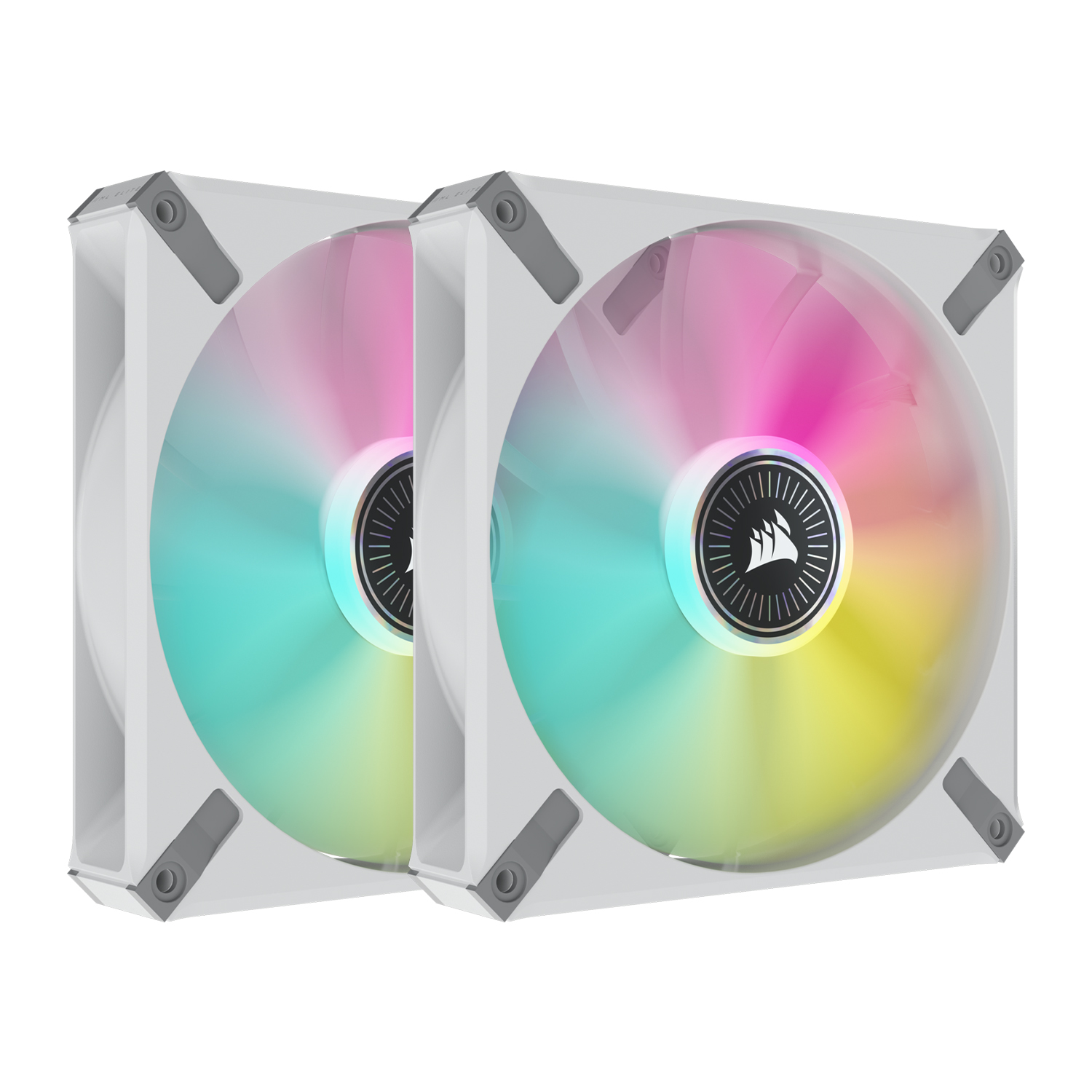 Dissipatore Corsair Ml140 RGB Elite White x2