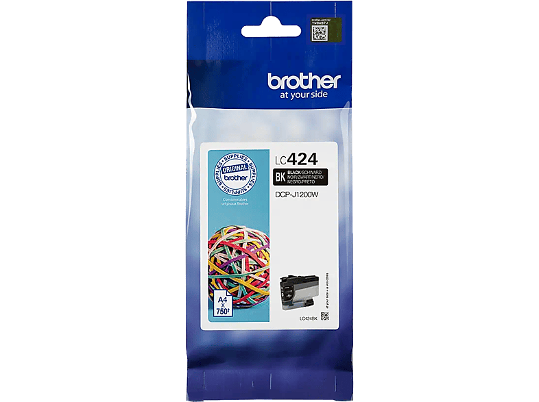 Brother Lc-424bk Zwart