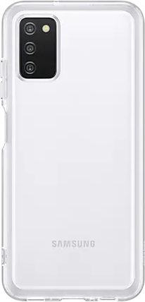 SAMSUNG Cover Soft Clear Galaxy A03s Transparent (EF-QA038TTEGEU)