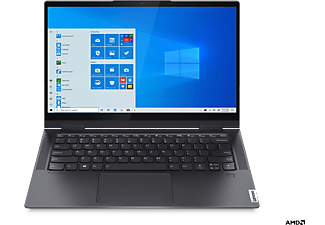 LENOVO 82N70029TX/ Yoga 7/ Ryzen 7-5800U/ 16GB Ram/ 1 TB SSD/ 14" Full-HD/ Windows 11 2 si 1 Arada Laptop Slate Gri