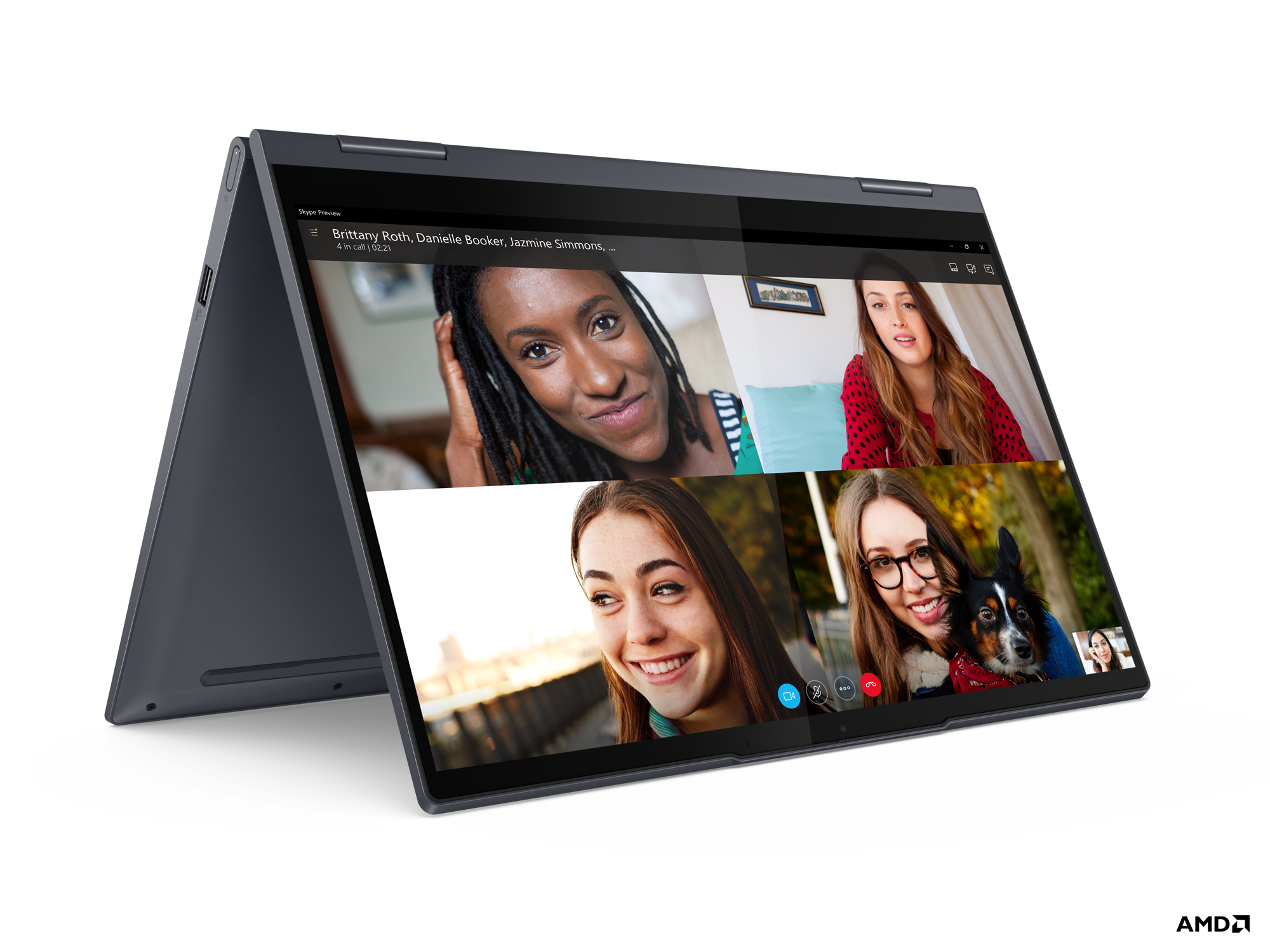 LENOVO 82N70029TX/ Yoga 7/ Ryzen 7-5800U/ 16GB Ram/ 1 TB SSD/ 14" Full-HD/ Windows 11 2 si 1 Arada Laptop Slate Gri
