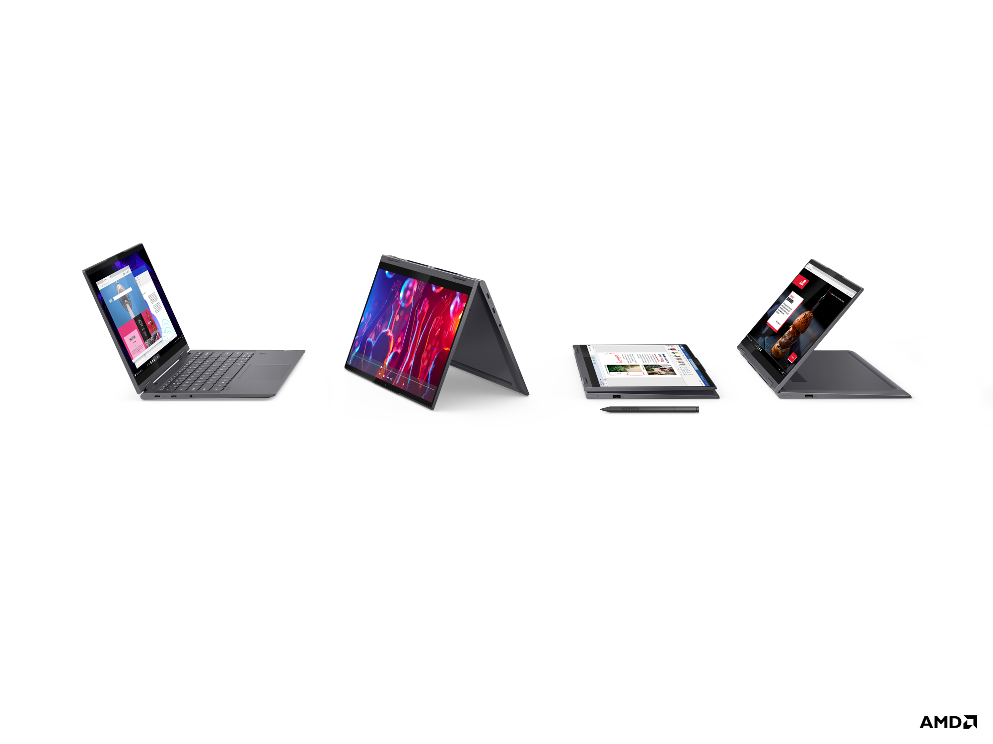 LENOVO 82N70029TX/ Yoga 7/ Ryzen 7-5800U/ 16GB Ram/ 1 TB SSD/ 14" Full-HD/ Windows 11 2 si 1 Arada Laptop Slate Gri