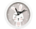 HAMA Lovely Bunny - Horloge de table pour enfants (Blanc)