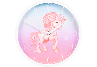 HAMA Magical Unicorn - Orologio da parete per bambini (Bianco)