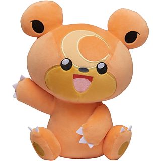 BANDAI NAMCO Pokémon - Teddyursa (20 cm) - Plüschfigur (Orange/Braun/Schwarz)