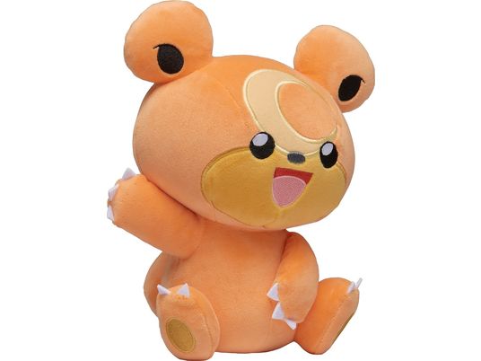 BANDAI NAMCO Pokémon - Teddyursa (20 cm) - Peluche (Orange / marron / noir)