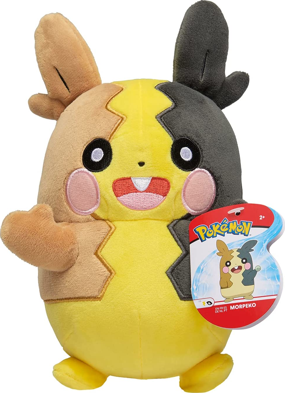BANDAI NAMCO Pokémon - Full Belly Morpeko (20 cm) - Plüschfigur (Mehrfarbig)