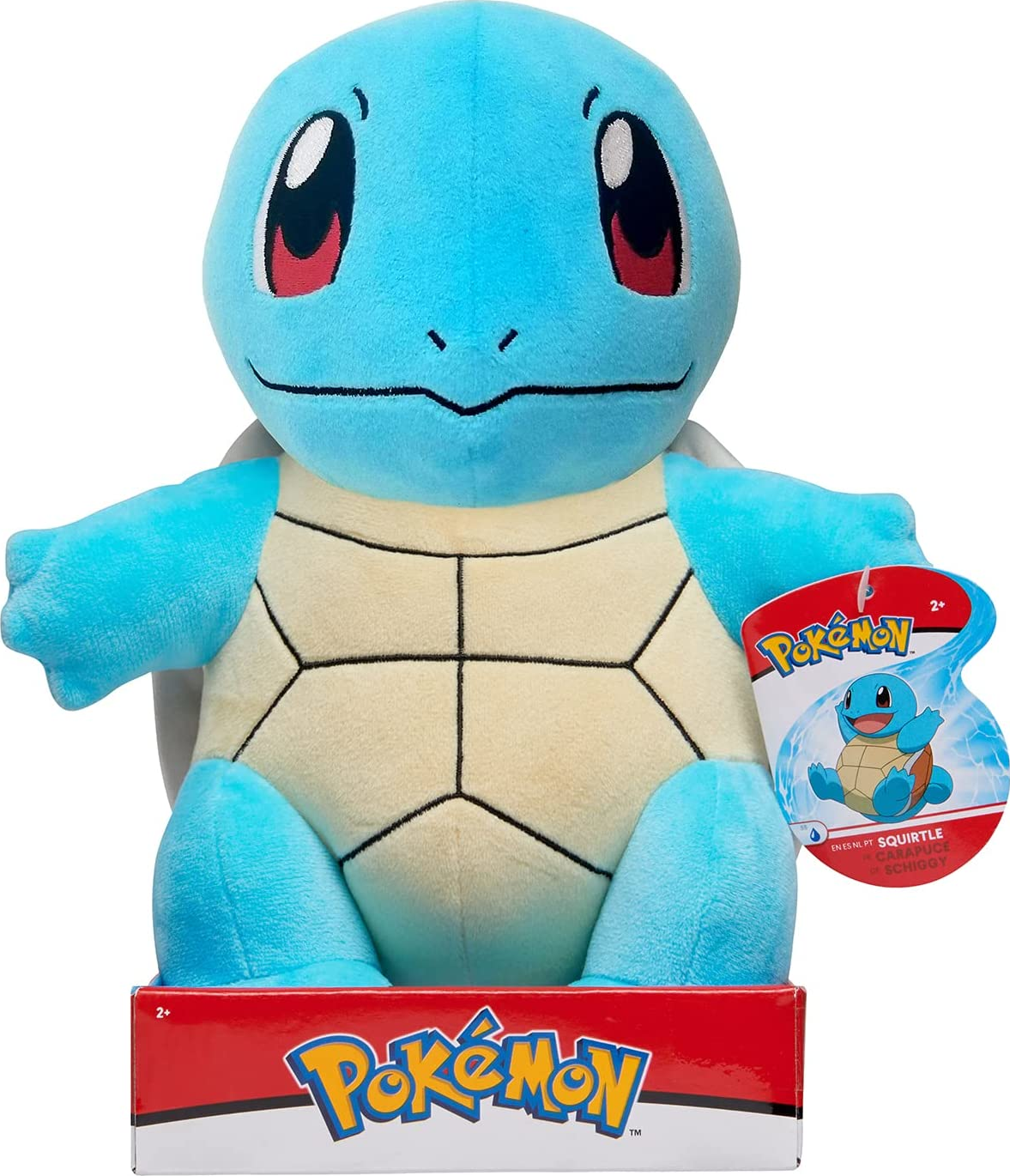 BANDAI NAMCO Pokémon - Carapuce (30 cm) - Peluche (Multicolore)