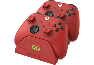VENOM Xbox Series X & S dupla töltőállomás + 2 db akkumulátor, piros (VS2879)