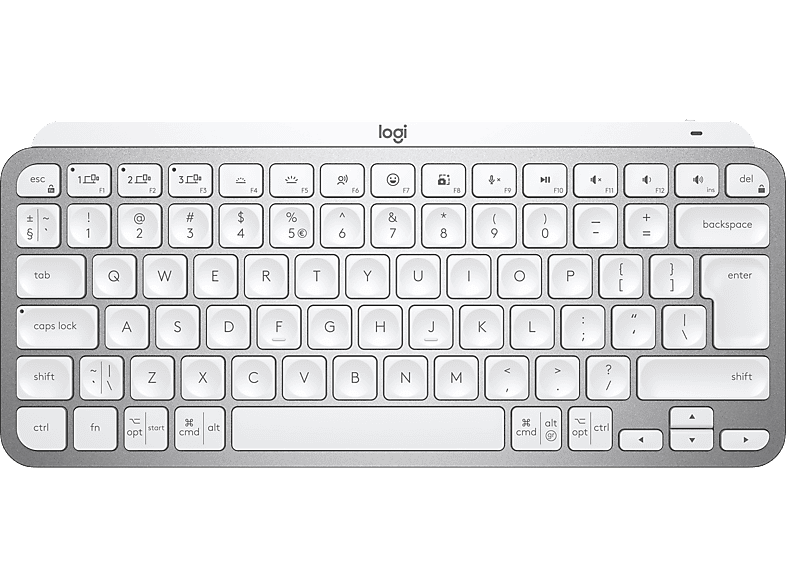 Gezamenlijke selectie dok vertrouwen LOGITECH MX KEYS MINI LICHTGRIJS TOETSENBORD kopen? | MediaMarkt