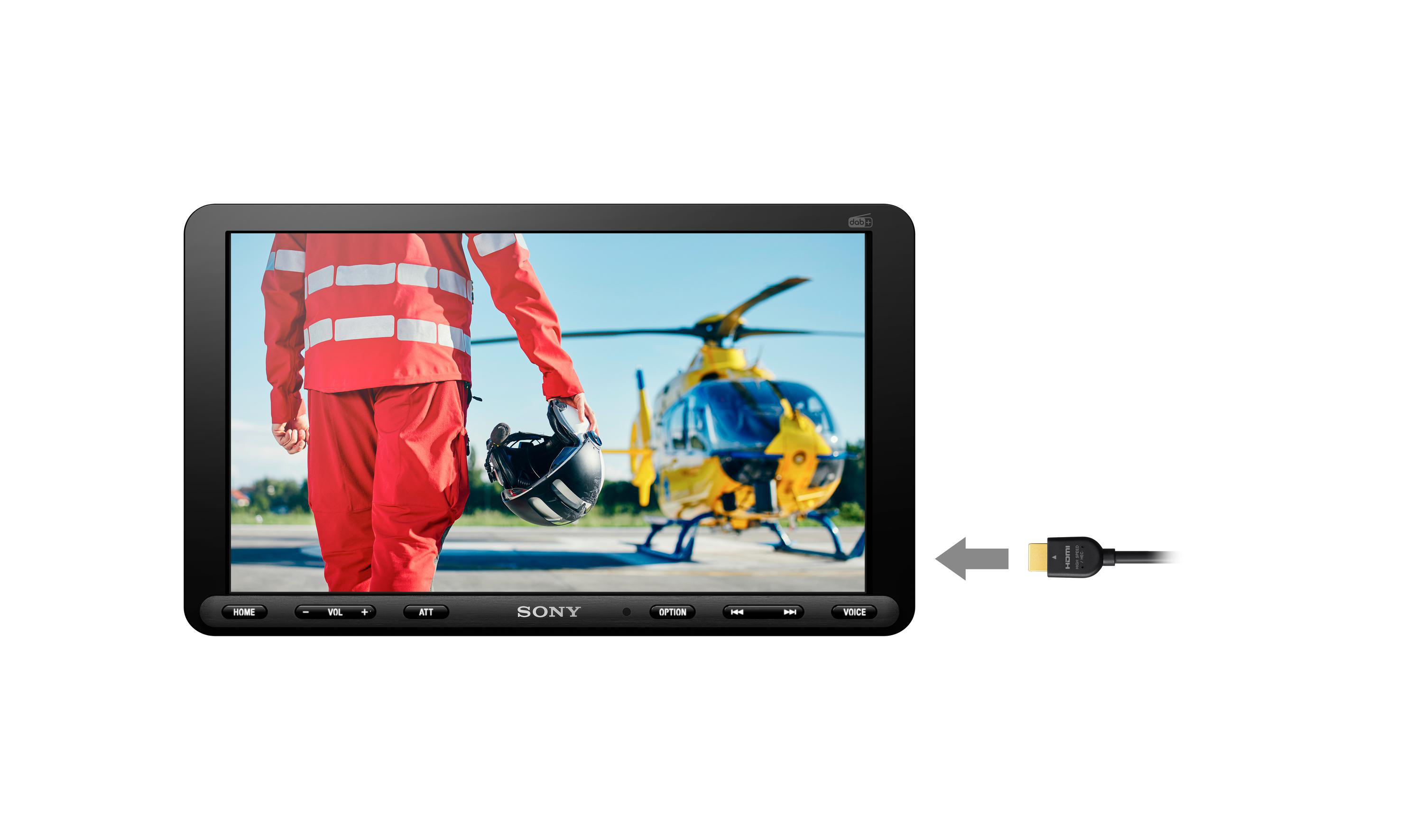 SONY XAV-AX8150 DAB+ CarPlay/Android Auto Display DIN, Watt Receiver HDMI inkl. 9\