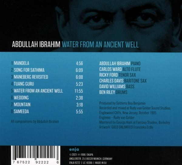 Abdullah Ibrahim - Water From An Ancient Well-Enja Jazz Classics  - (CD)