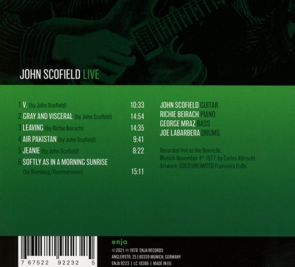 John Scofield - Live-Enja Jazz Classics  - (CD)