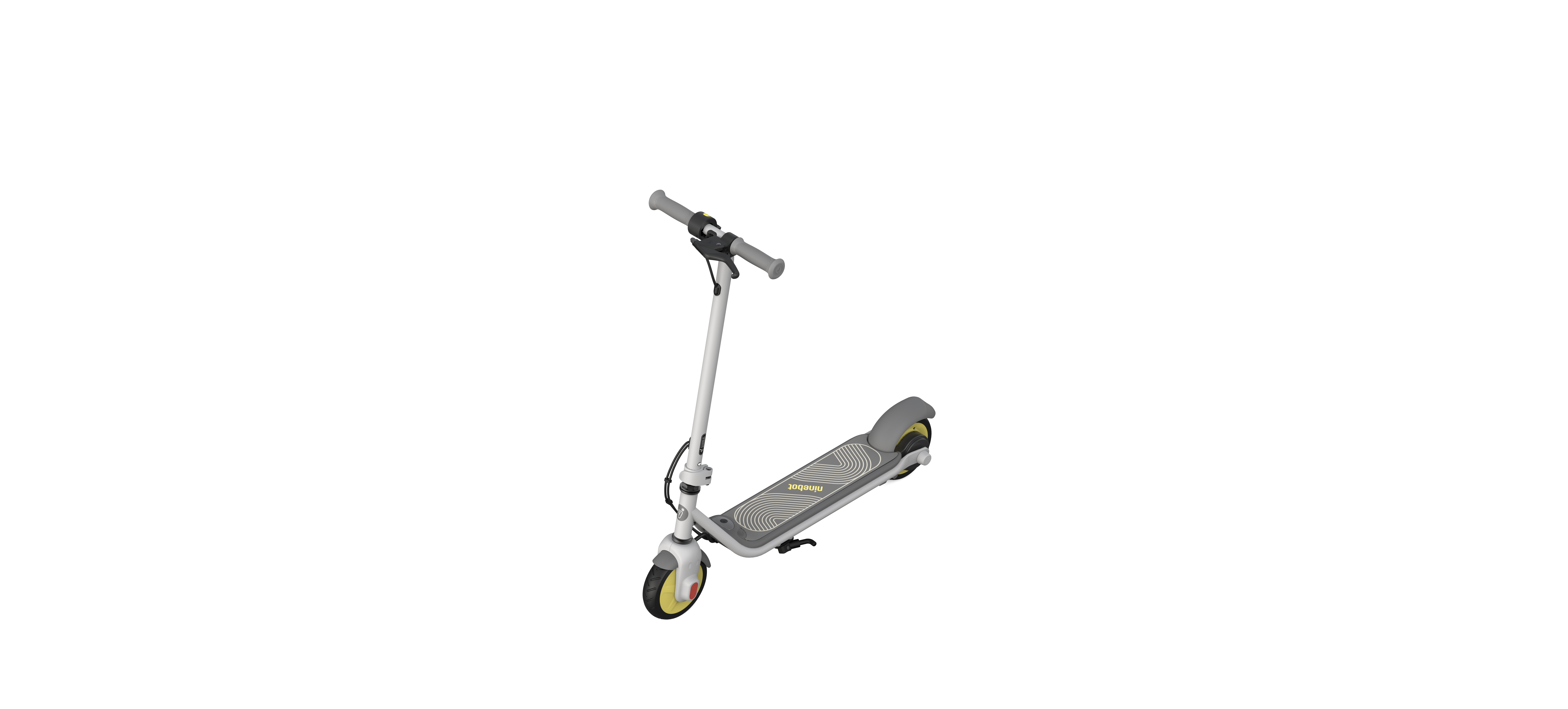 NINEBOT E-KickScooter ZING by Segway C8 Grau/Gelb E-KickScooter