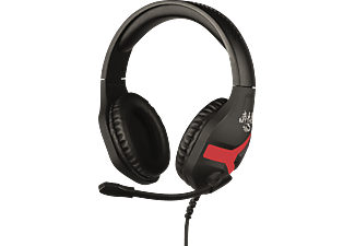 KONIX Nemesis Switch, Over-ear Gaming Headset Schwarz/Rot