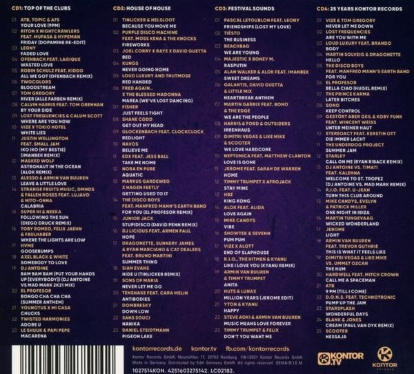 VARIOUS - Kontor Top Of The Clubs-Best Of 2021  - (CD)