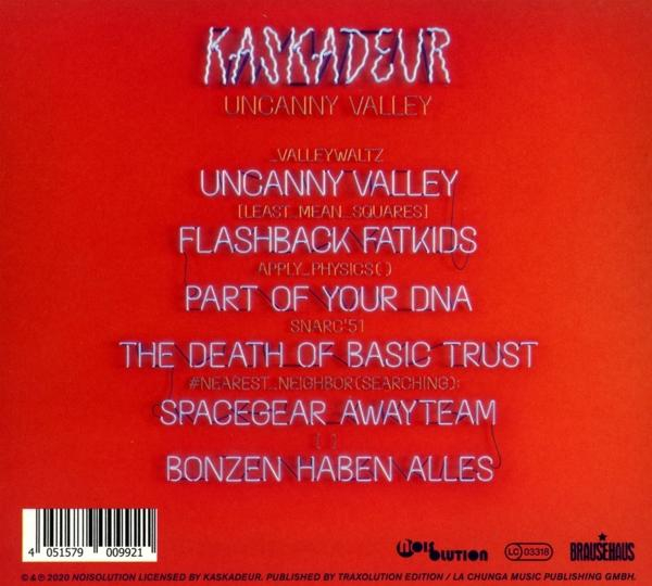 CD-Cover mit Albumtitel und Titelliste auf rotem Hintergrund.